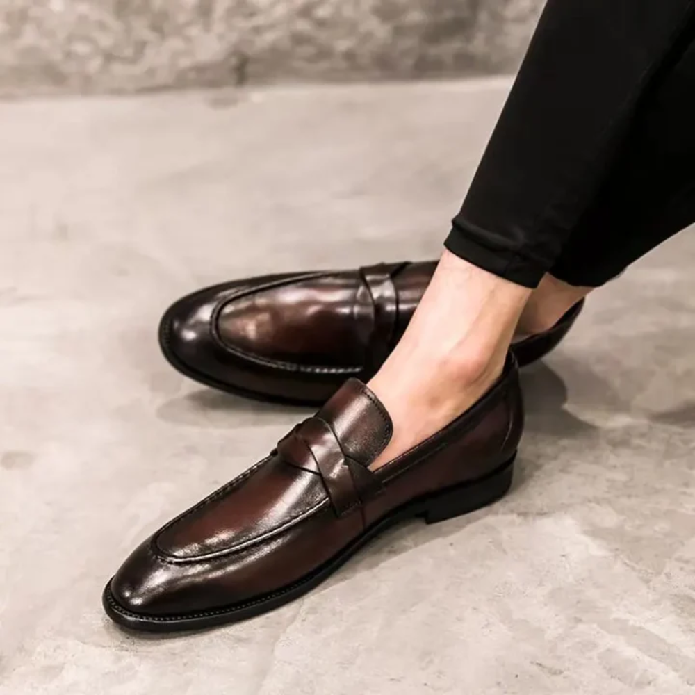 Mocassini in Pelle Chic