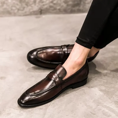 Mocassini in Pelle Chic