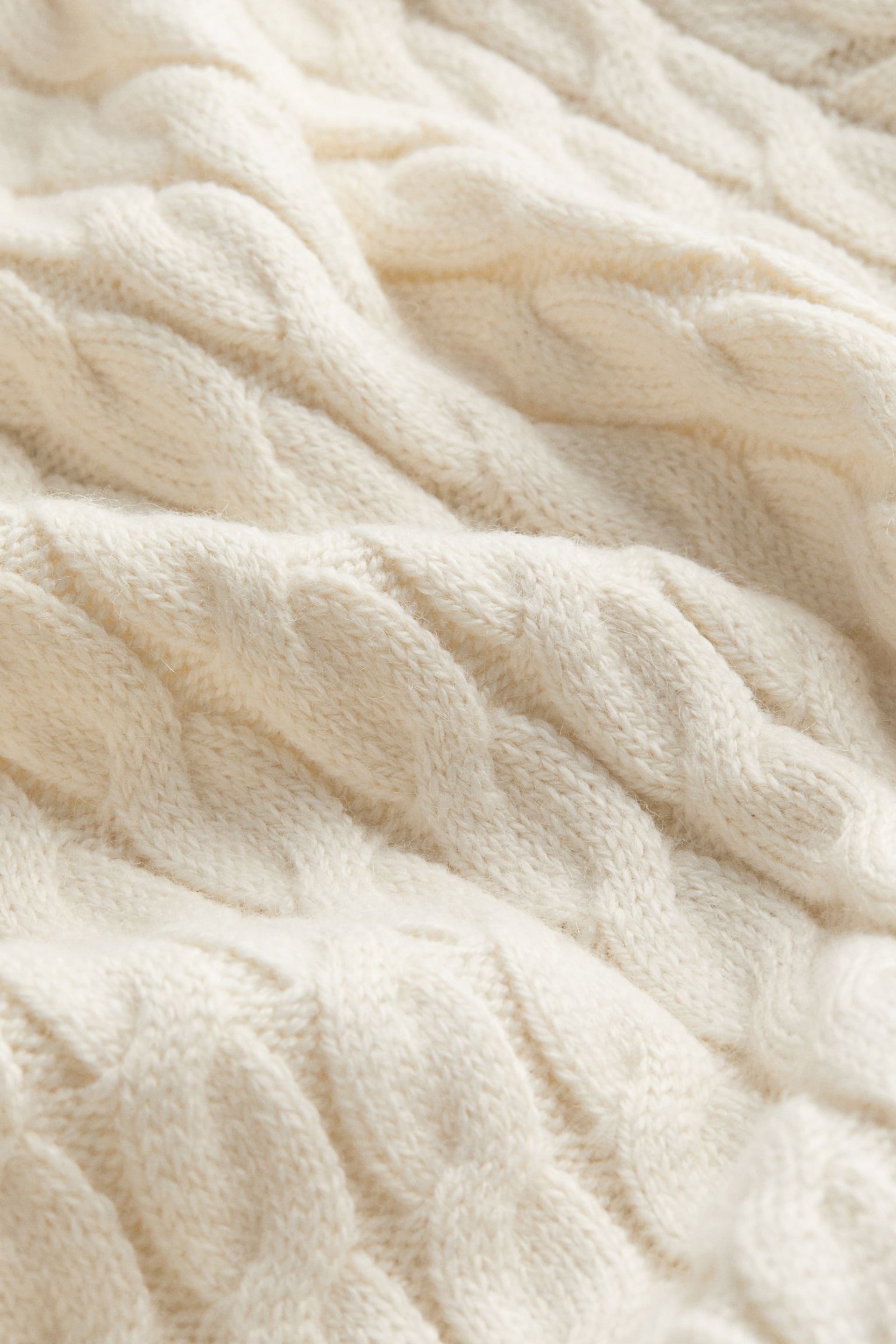 Old Money Lockere Kabelstrickmuster Pullover