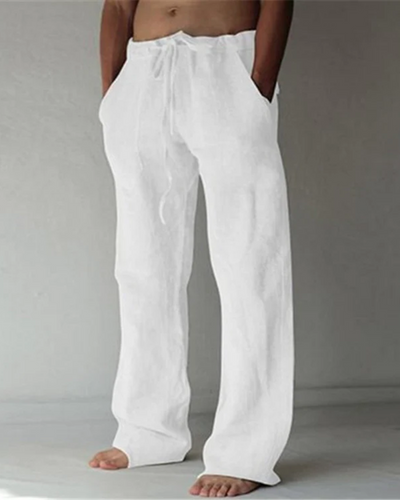 Pantaloni in Lino Traspirante