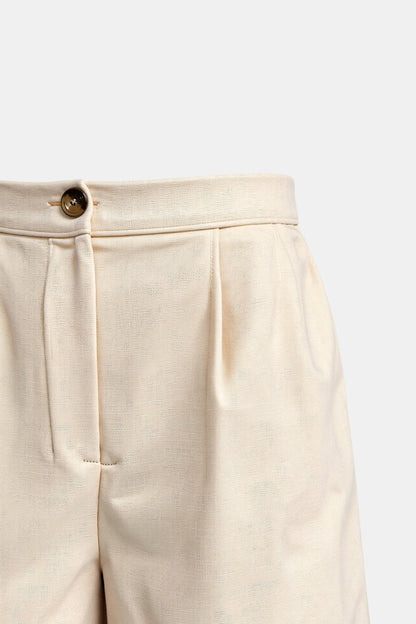 Old Money Elegante Knopf-Fronttaschen-Design Shorts