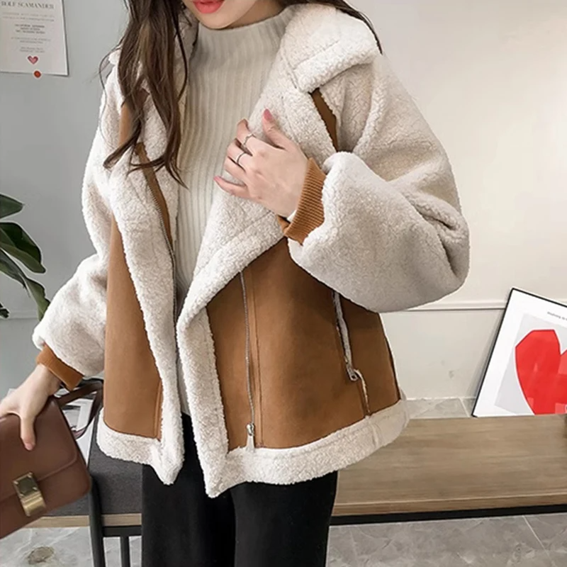 Lockere Patchwork-Jacke