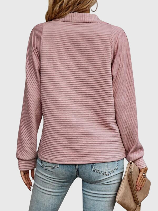 Molly | Eleganter Halbreißverschluss-Pullover