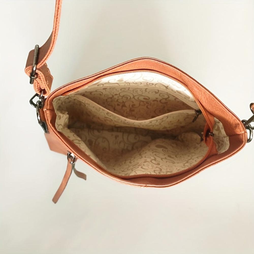 Lina | Vintage Umhängetasche mit Schachbrettmuster