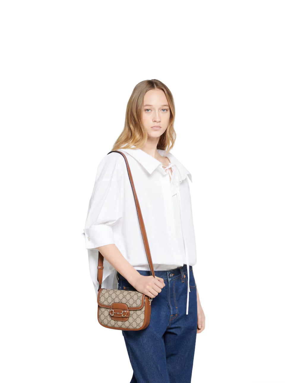 Horsebit 1955 Soft Shoulder Bag Small Size