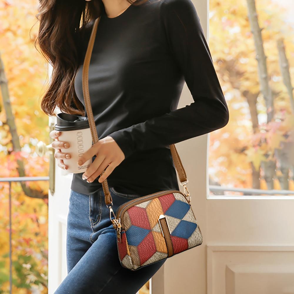 Clio | Mini Umhängetasche Patchwork