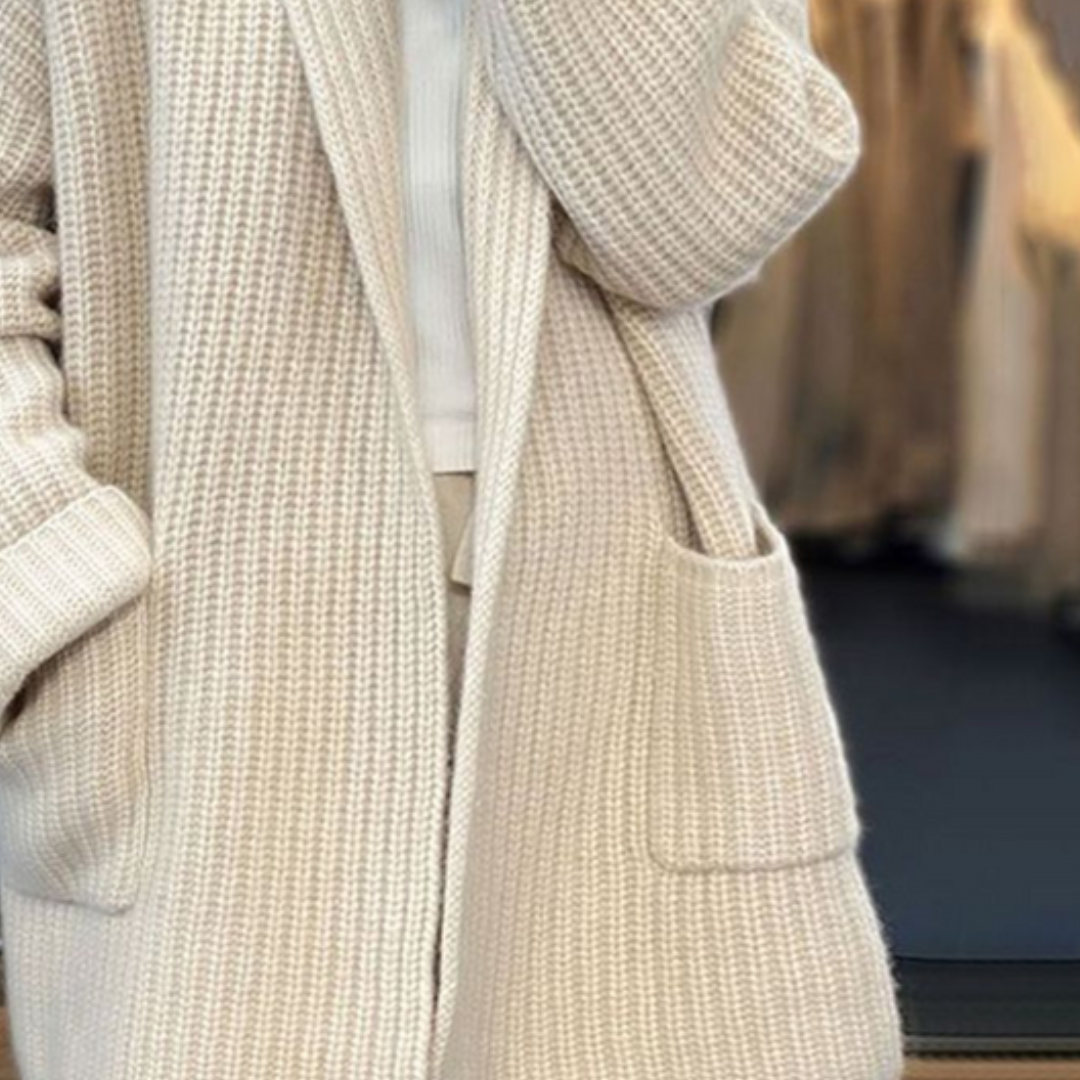 IRENE | Strick-Cardigan aus Wollmischung