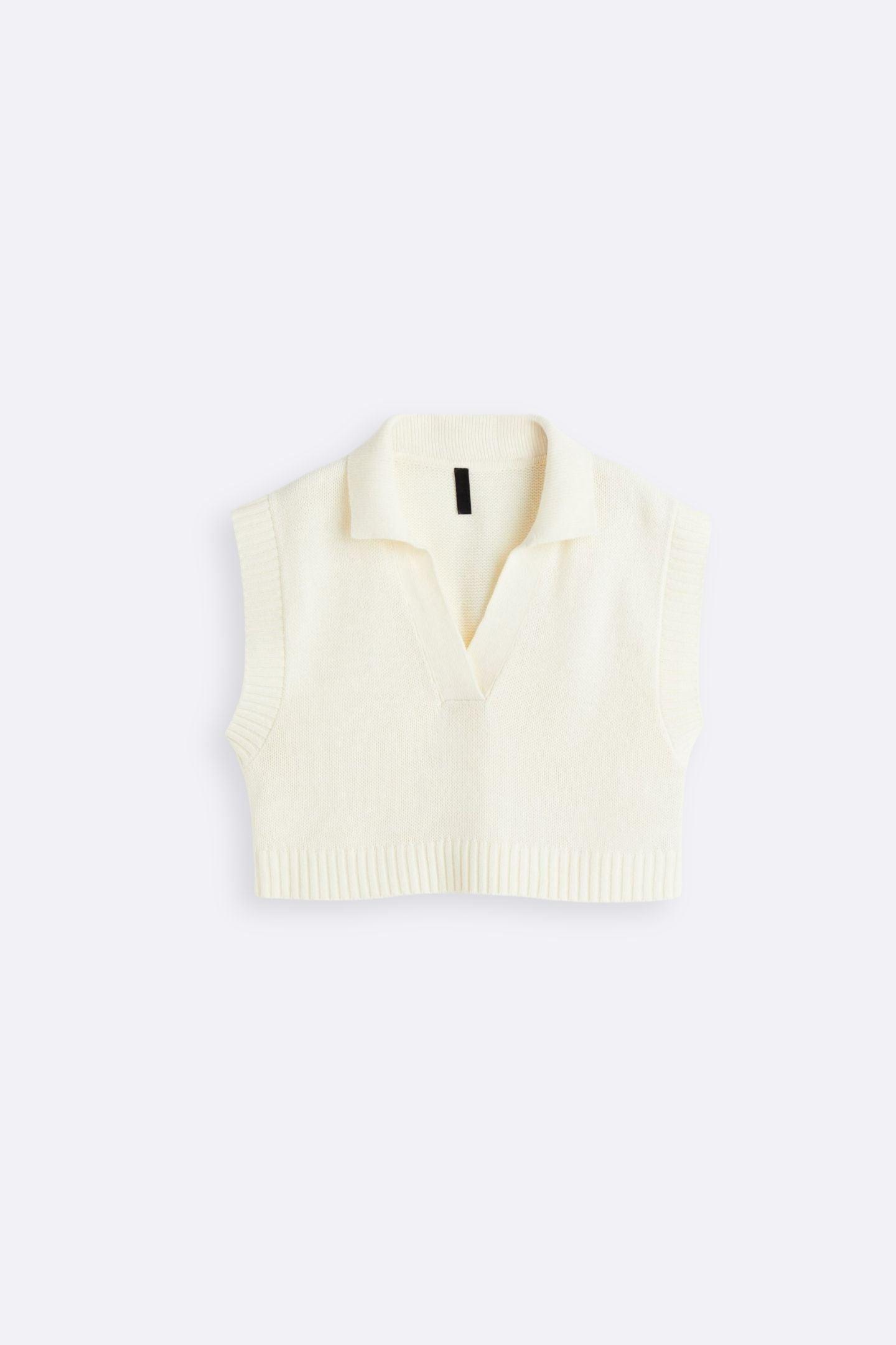Old Money Polo Strickweste