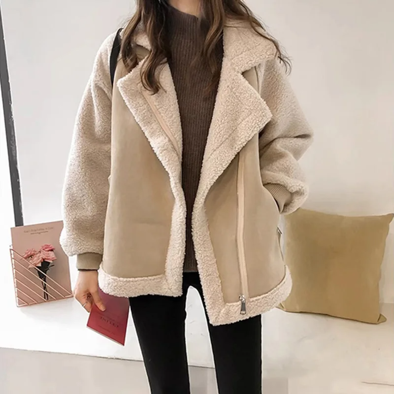 Lockere Patchwork-Jacke