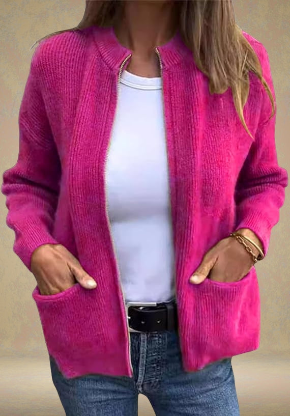 ZOYA | Herbst Zip-Up Cardigan