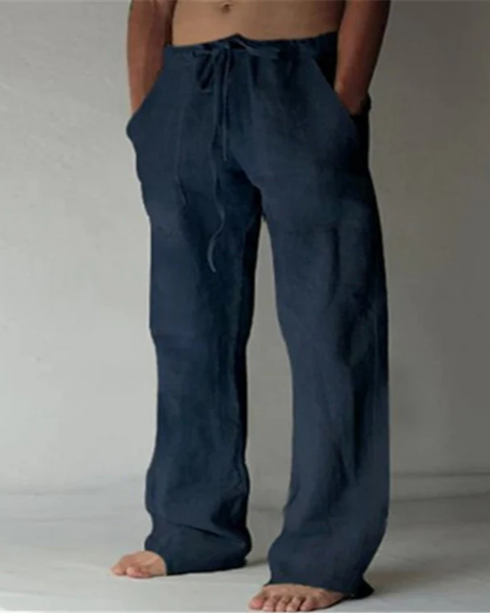 Pantaloni in Lino Traspirante