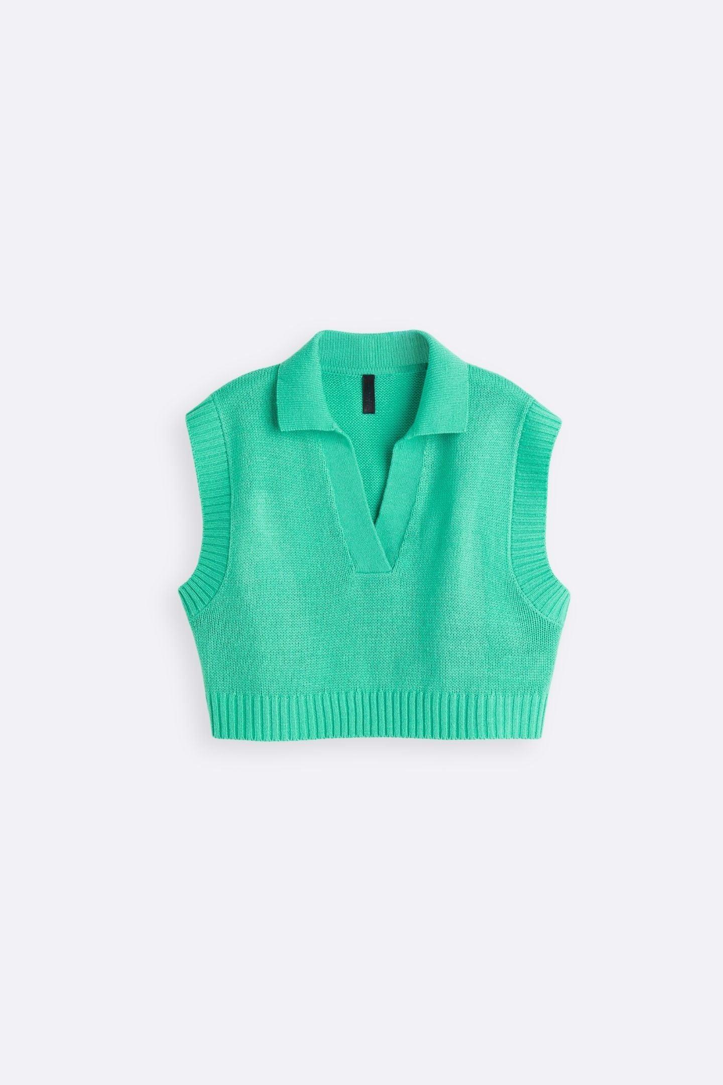 Old Money Polo Strickweste