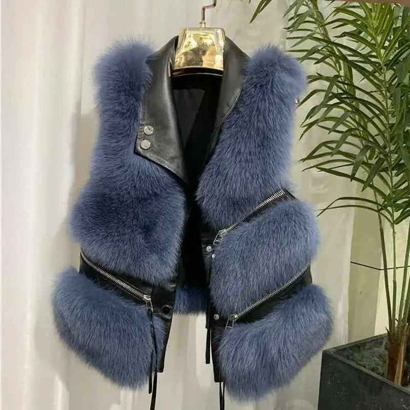 Flauschweste aus Kunstfell