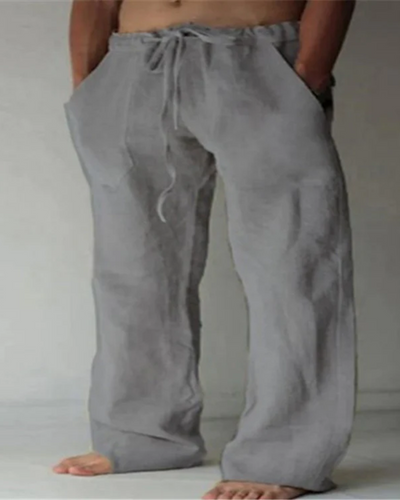 Pantaloni in Lino Traspirante