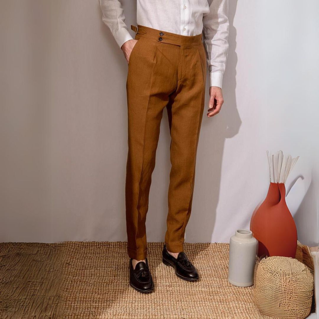 Pantaloni in Lino Gold Coast