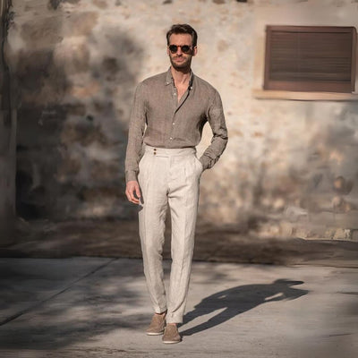 Pantaloni in Lino Gold Coast