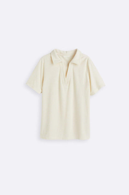 Old Money High End Frote Polo T-Shirt