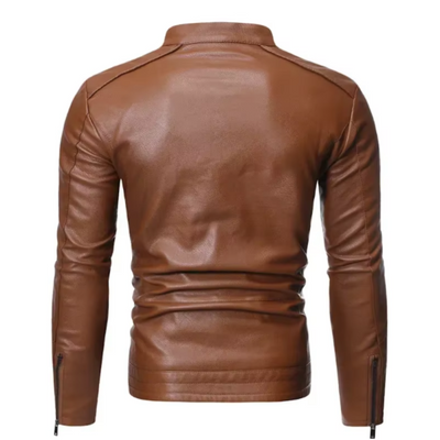 Giacca di Pelle Elegante