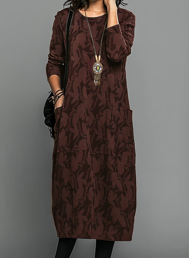 Madeleine | Warmer Winterkleid mit elegantem Schnitt