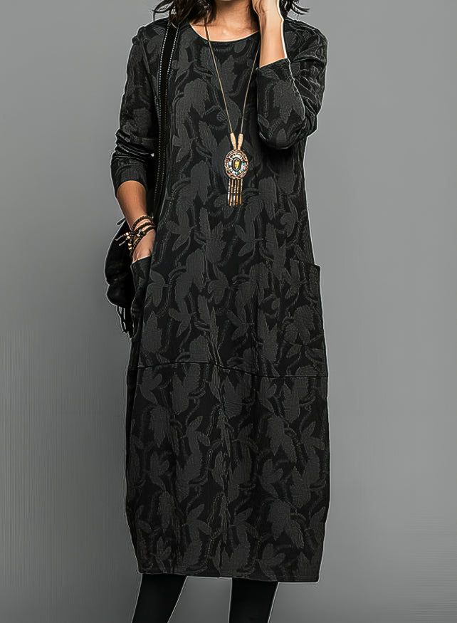 Madeleine | Warmer Winterkleid mit elegantem Schnitt