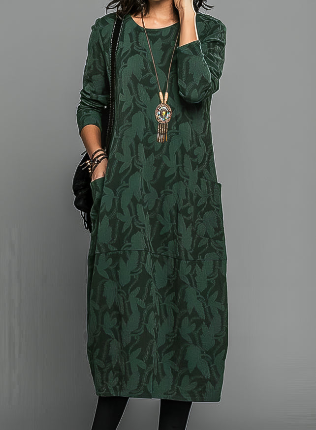 Madeleine | Warmer Winterkleid mit elegantem Schnitt
