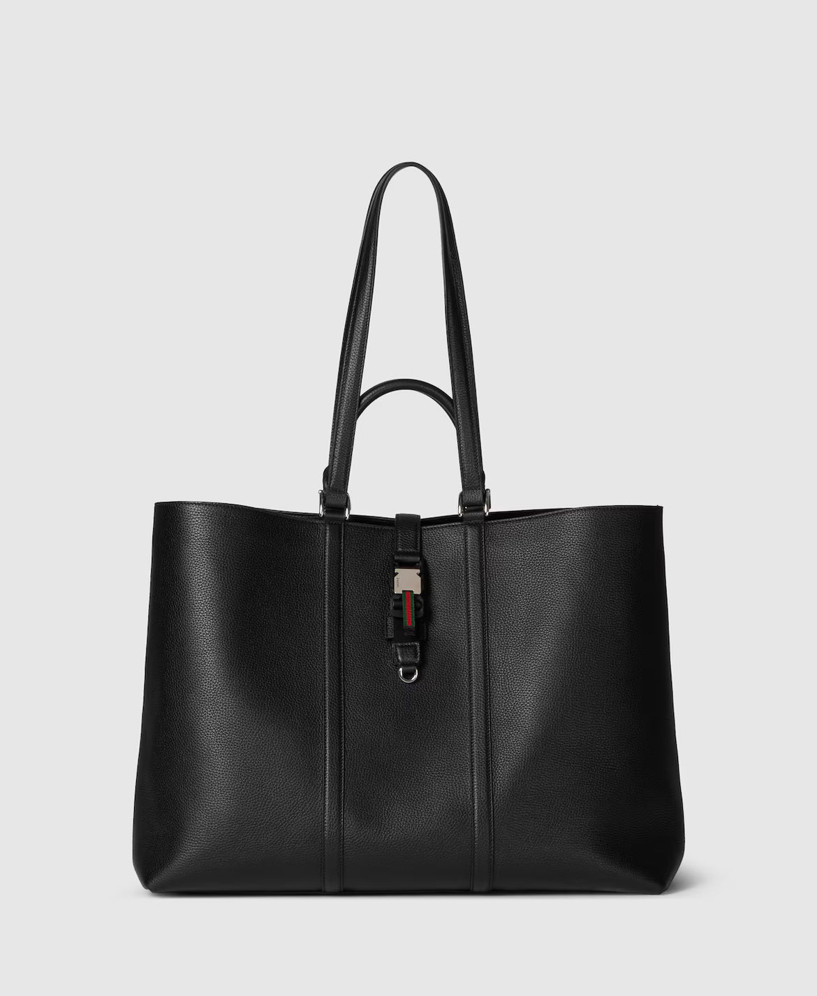 Large format tote bag with webbing