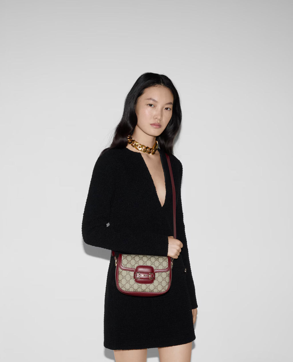 Horsebit 1955 Soft Shoulder Bag Small Size