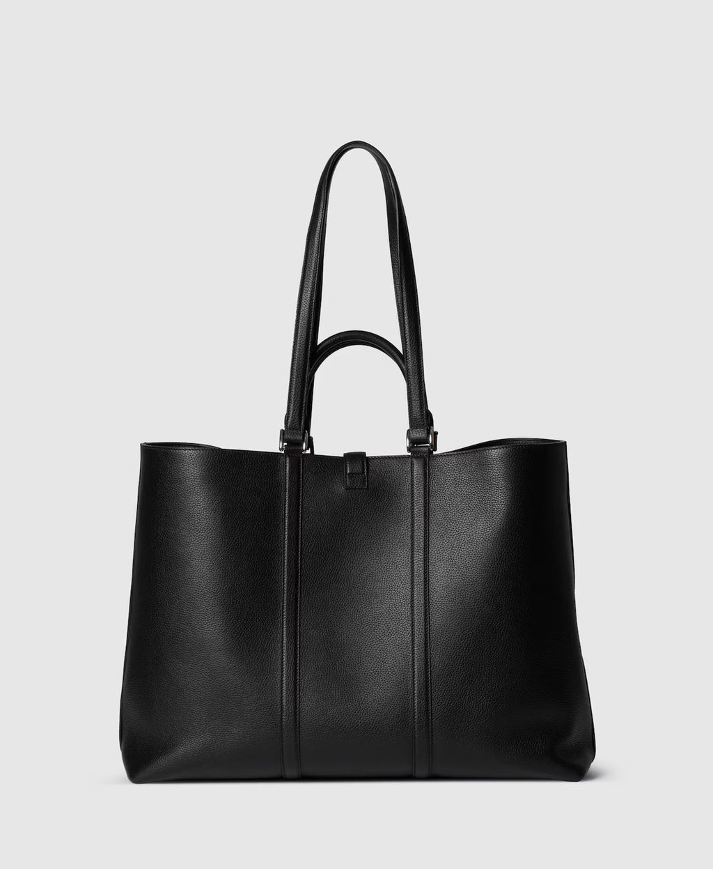 Large format tote bag with webbing