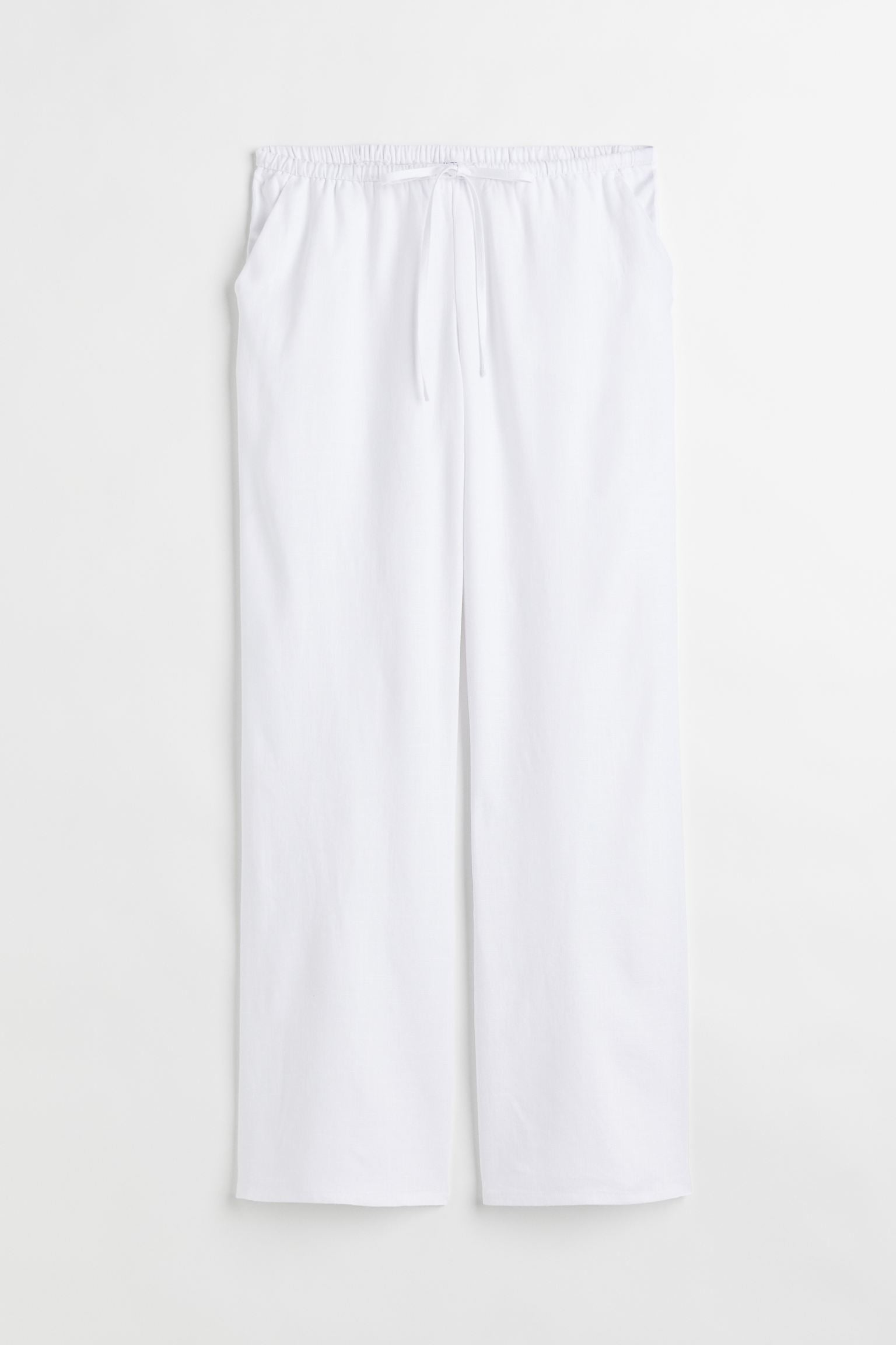 Old Money Klassische Leinen Lockere Gruty-Hose