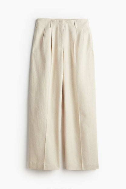 Elegante Backdrop-Hosen im Old Money-Stil