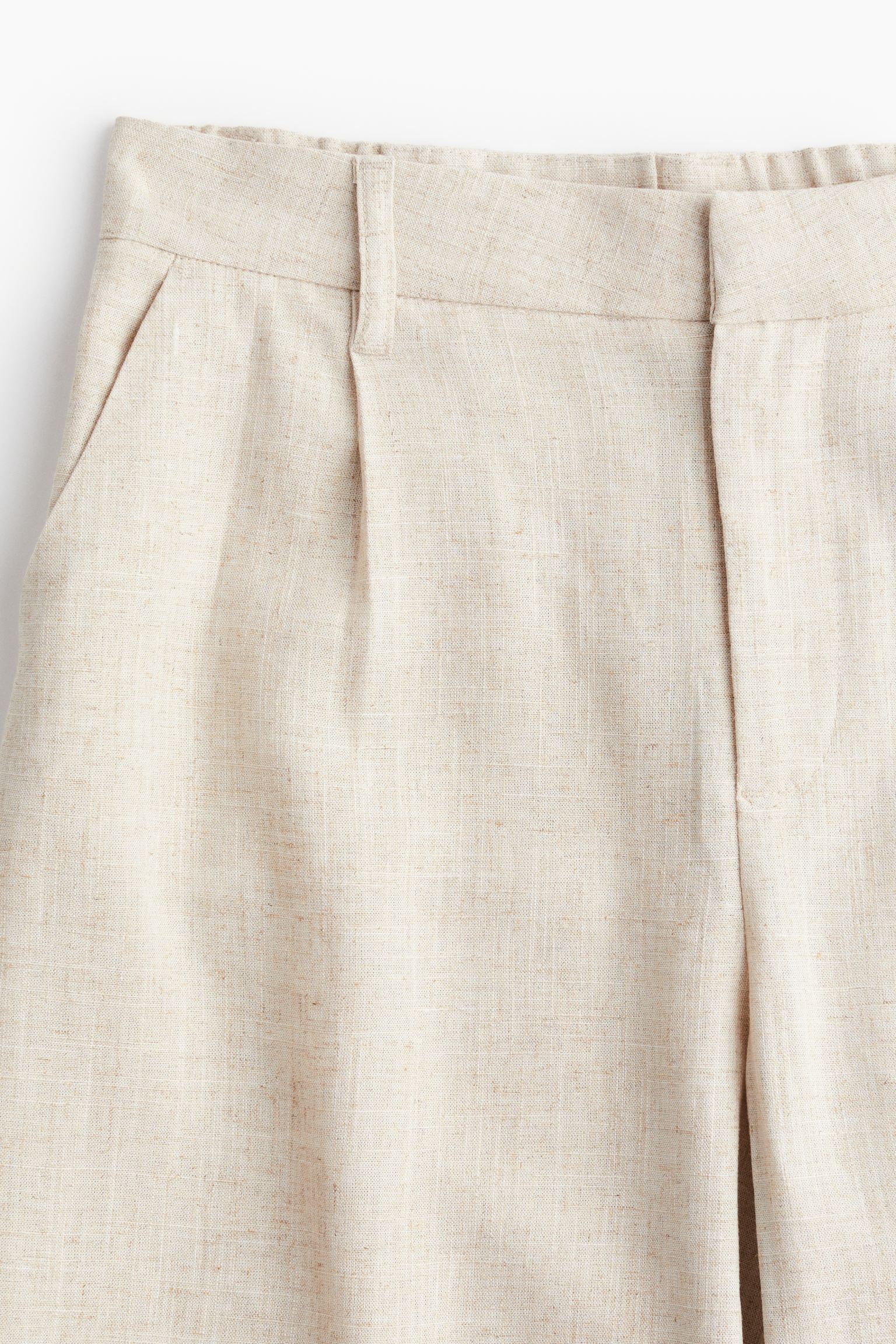 Old Money Elegante Leinen Chino Streifenhose