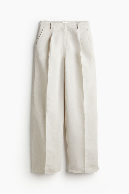 Alte Geld Leinen Lange Premium Hose