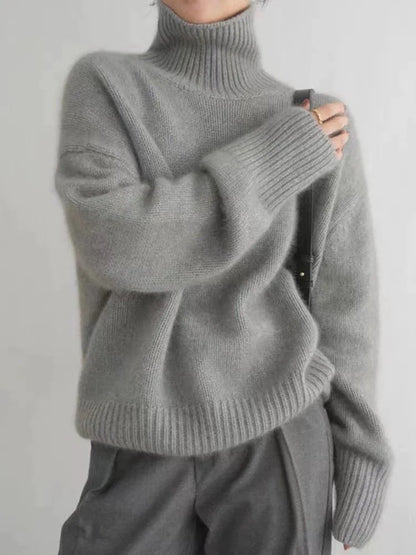 MONIKA | Hochkragen Cashmere Pullover