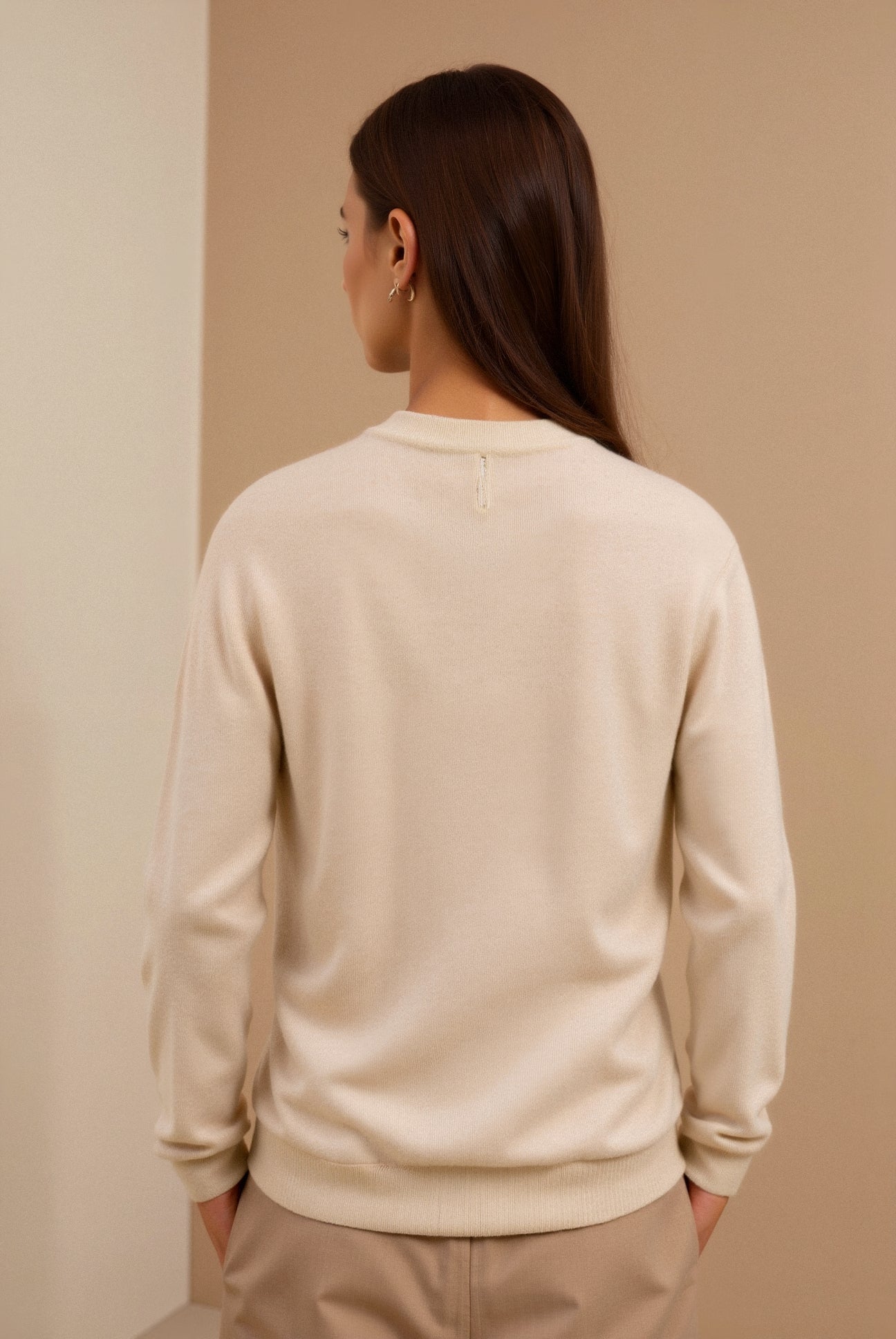 Old Money Casual Langarm Pullover Polo Sweater