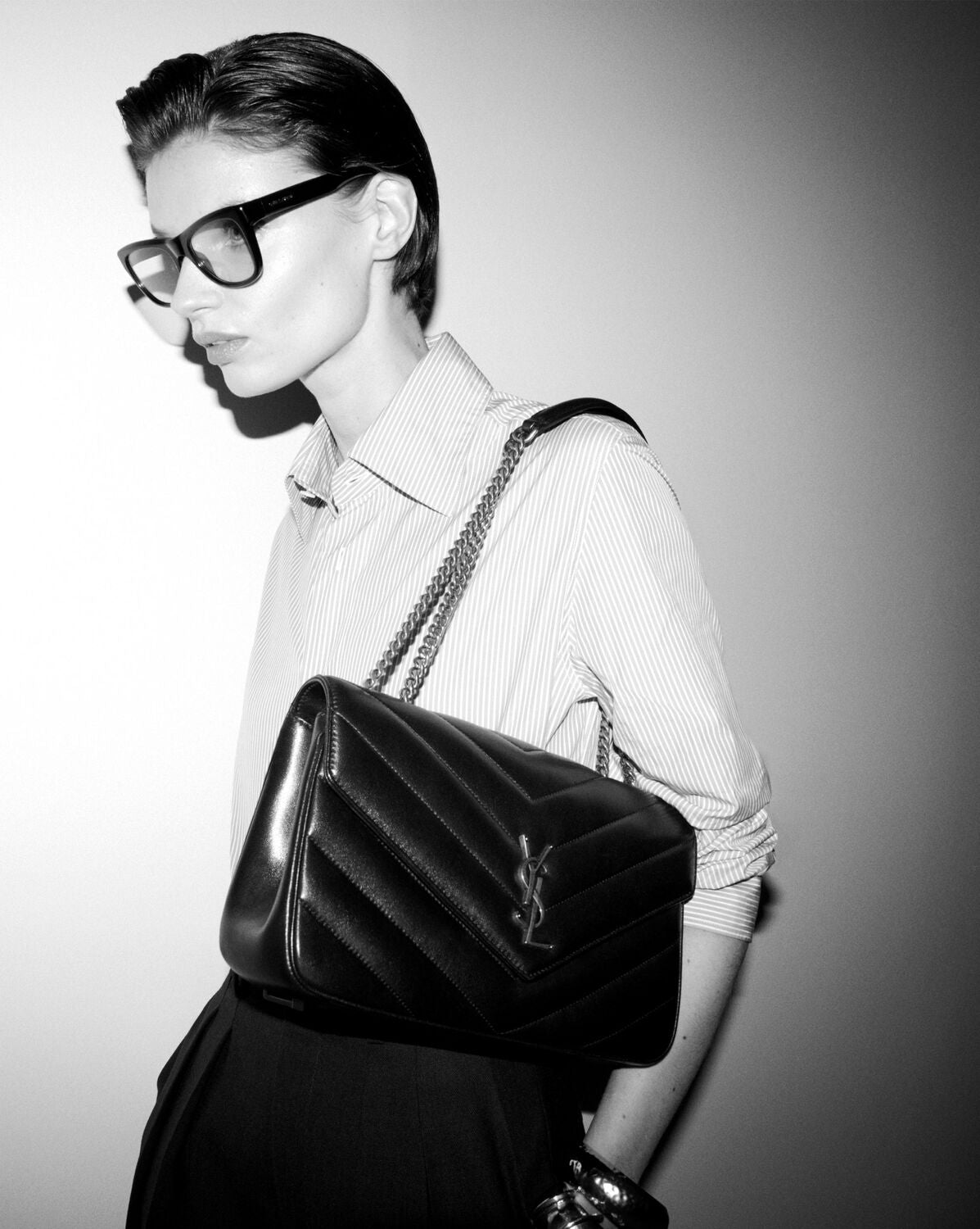 LOULOU MEDIUM QUILTED LEATHER