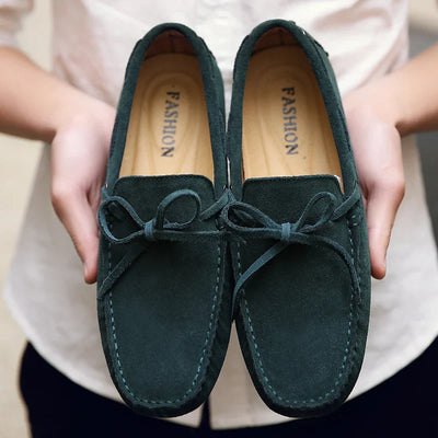 Mocassini Estivi Casual in Camoscio
