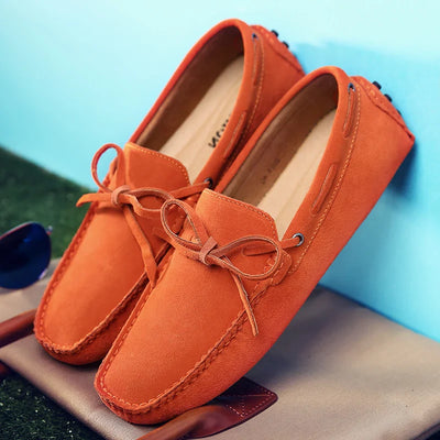Mocassini Estivi Casual in Camoscio