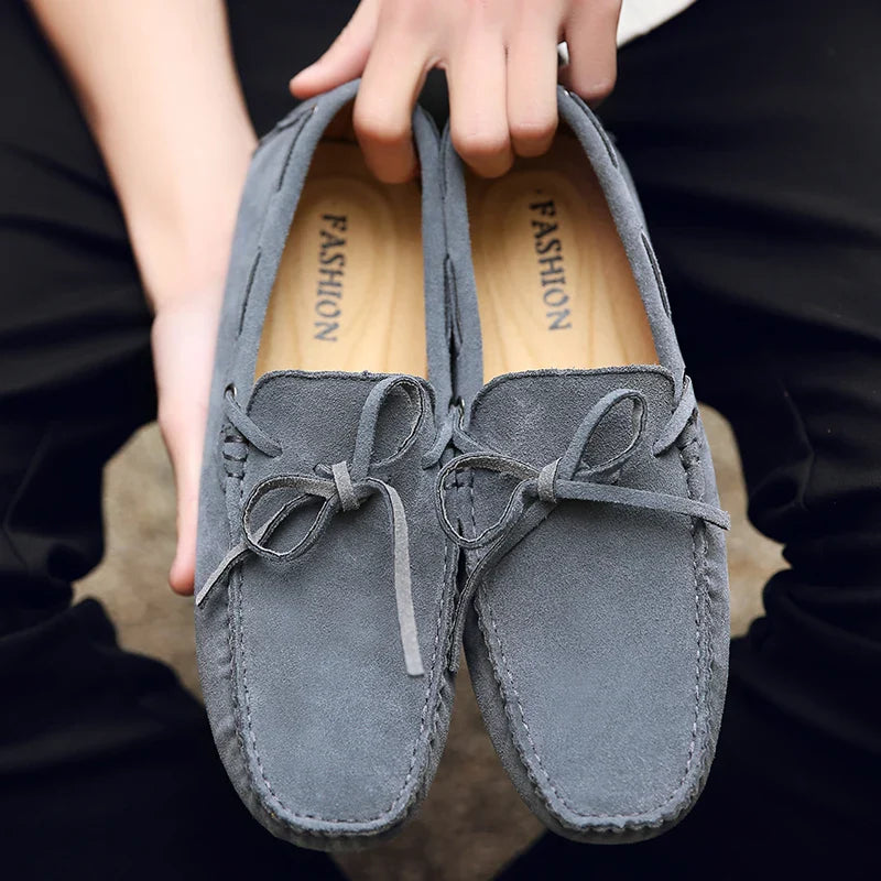 Mocassini Estivi Casual in Camoscio
