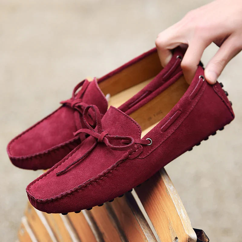 Mocassini Estivi Casual in Camoscio