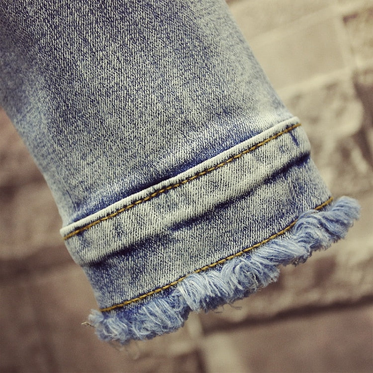 Blumen Denim Jacke