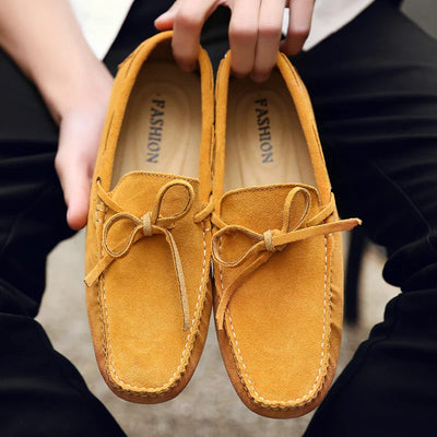 Mocassini Estivi Casual in Camoscio
