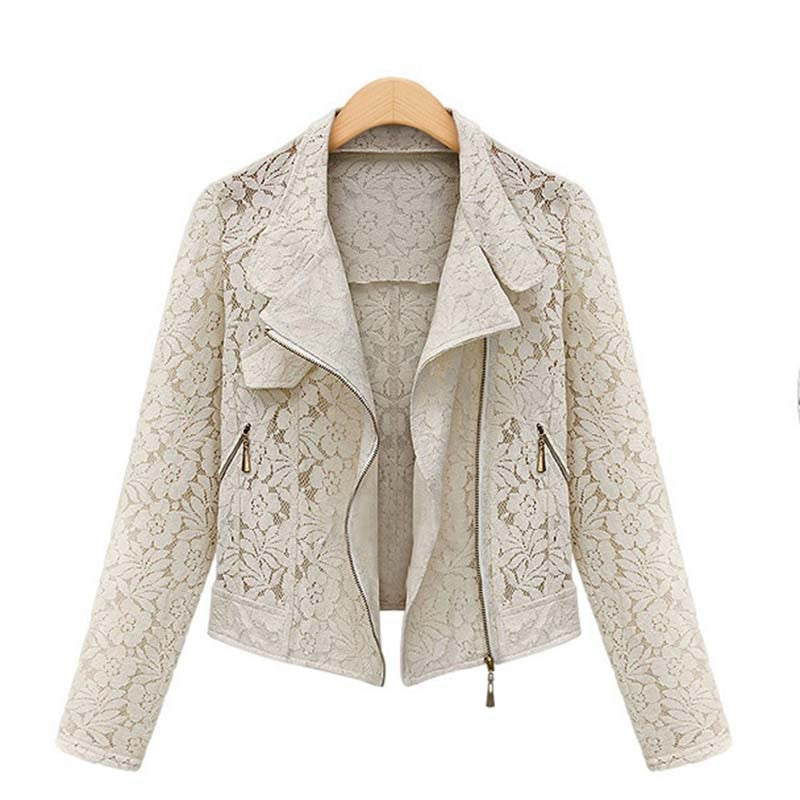 Spitzen Bikerjacke