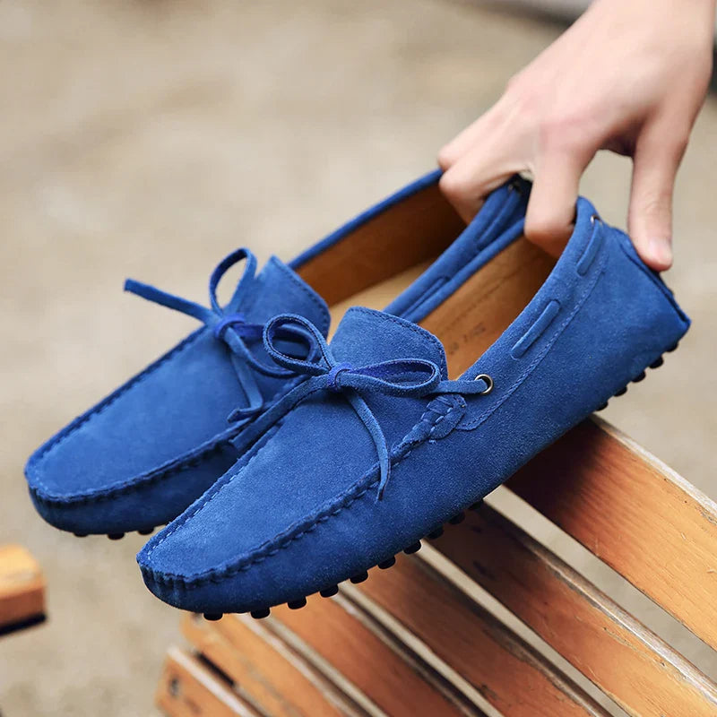 Mocassini Estivi Casual in Camoscio