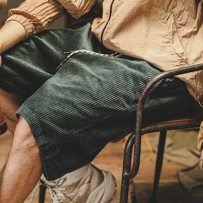 Pantaloni Corti in Velluto
