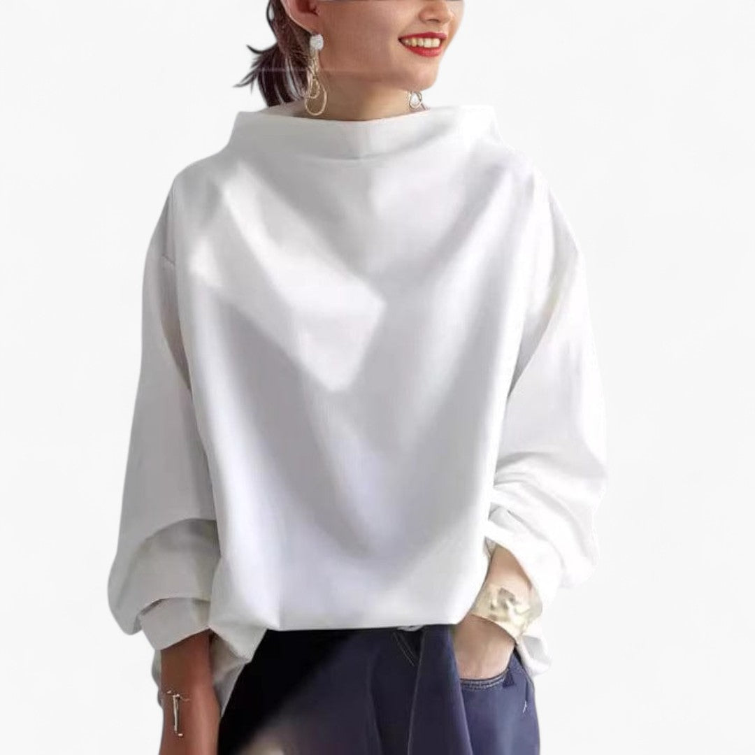 LAIMA | Weicher Pullover mit hohem Kragen