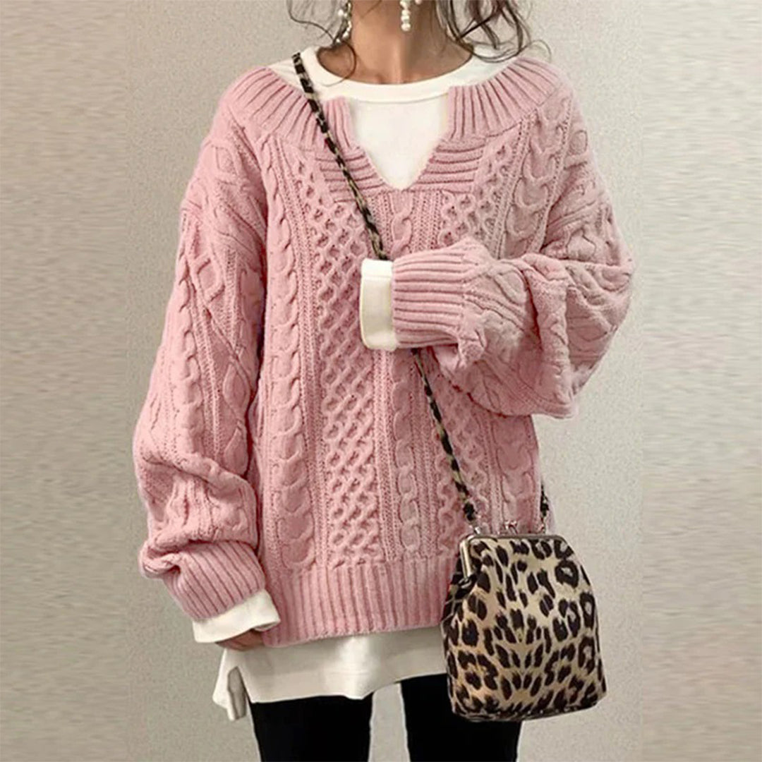 SOFFY | Winter Gedrehter Pullover