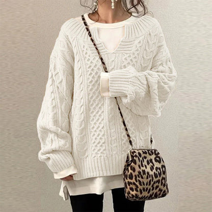 SOFFY | Winter Gedrehter Pullover