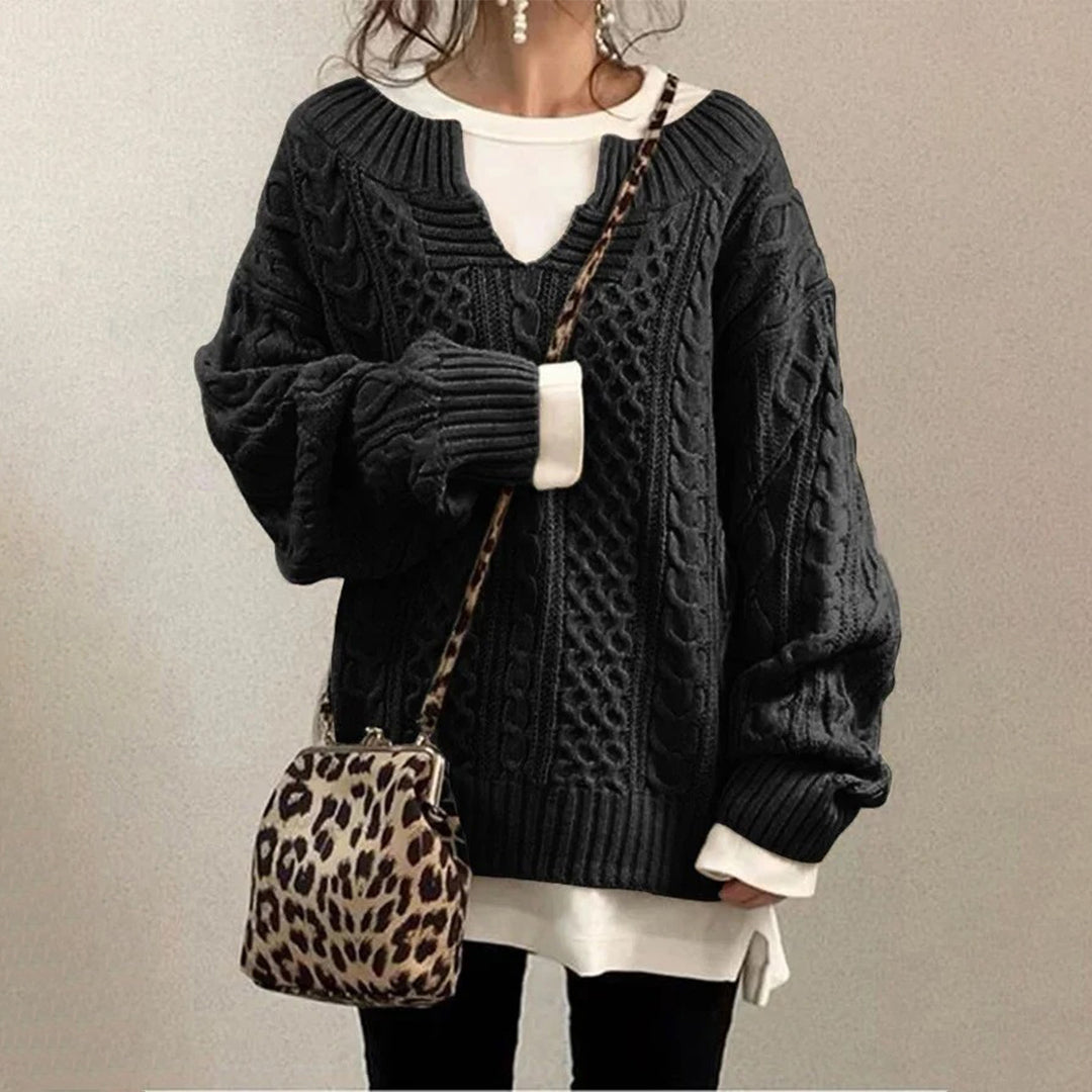 SOFFY | Winter Gedrehter Pullover