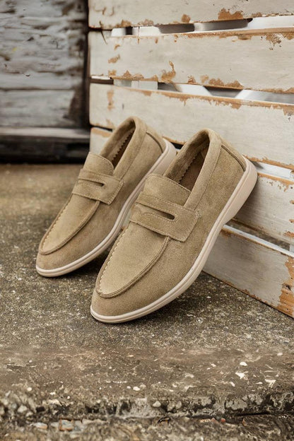Old Money Damen Elegante Flache Loafer in Einfarbig
