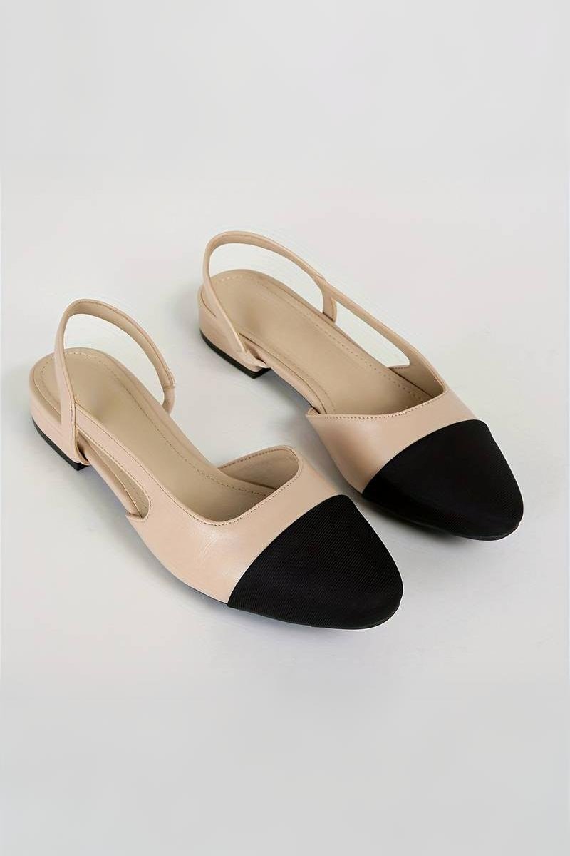 Old Money Damen Kontrastfarbe Elegante Knöchelriemen Chunky Niedrigabsatz Schuhe